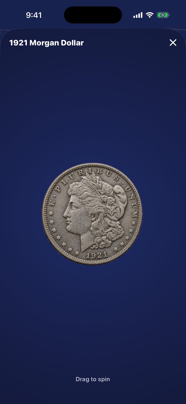 CoinWiz: Spin your coin in 3D